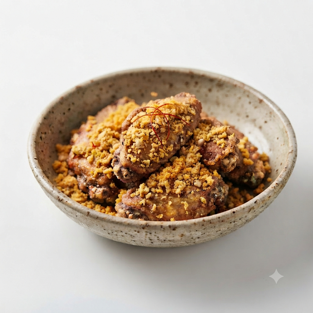 Chicken Wings with Golden Salted Egg Yolk (6)