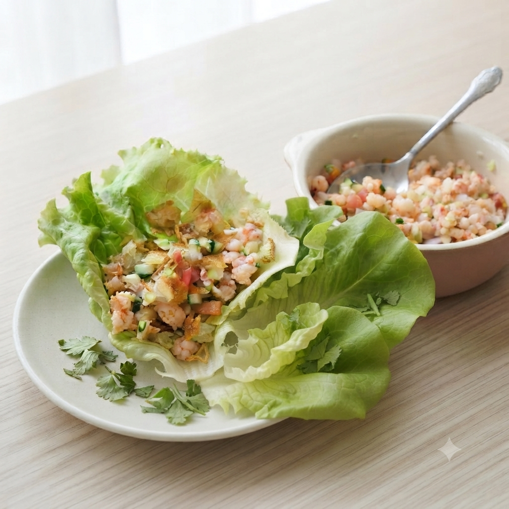 Lettuce Wrap - Minced Seafood (GF)