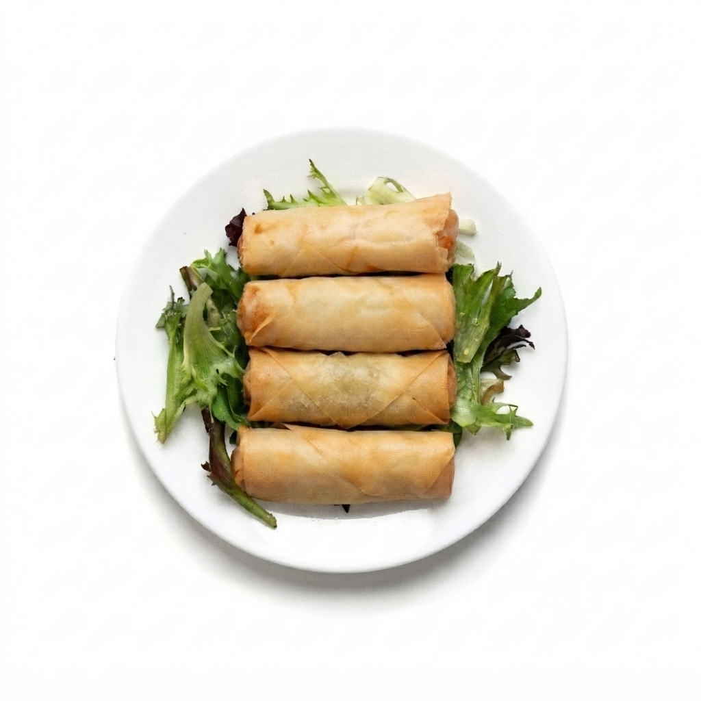 Vegetable Spring Rolls (4) (V)