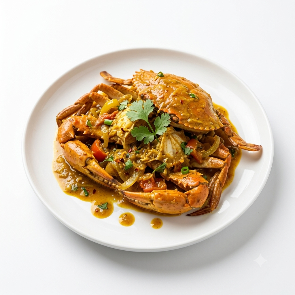 Braised Crab with Curry Sauce (GF)