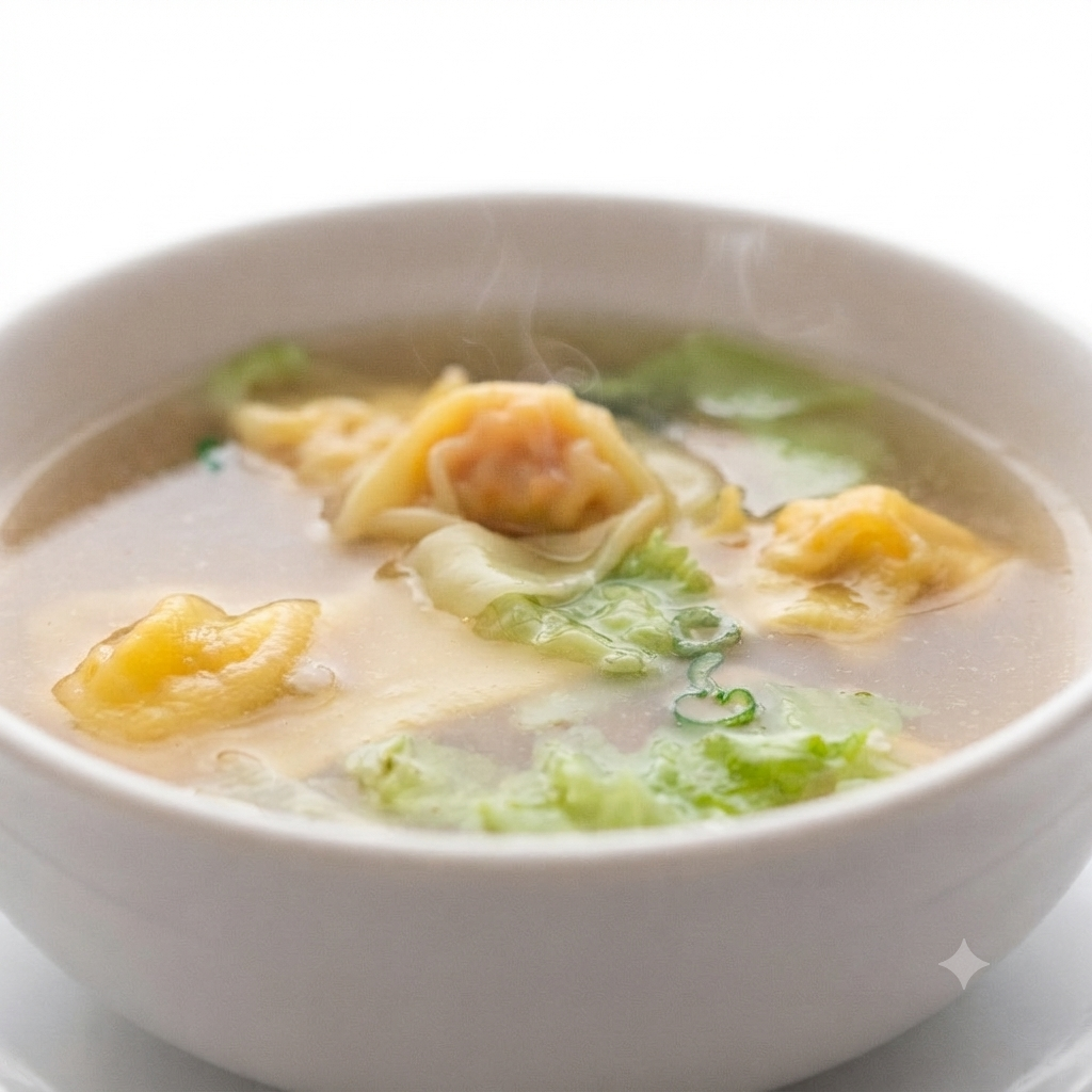 Won Ton Soup (Shrimp & Pork) (GF)