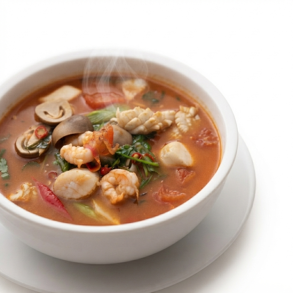 Thai 'Tom Yum' Seafood Soup (GF)