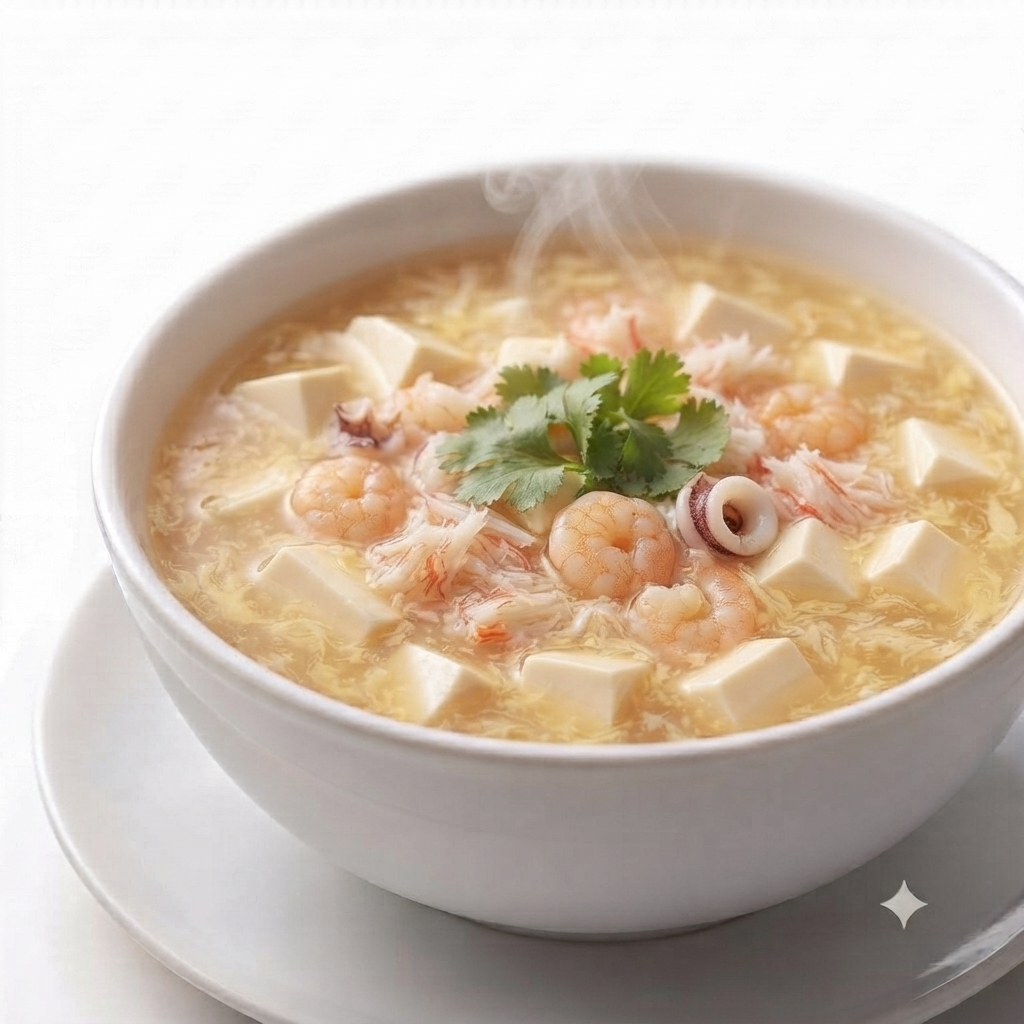 Seafood Tofu Soup (GF)