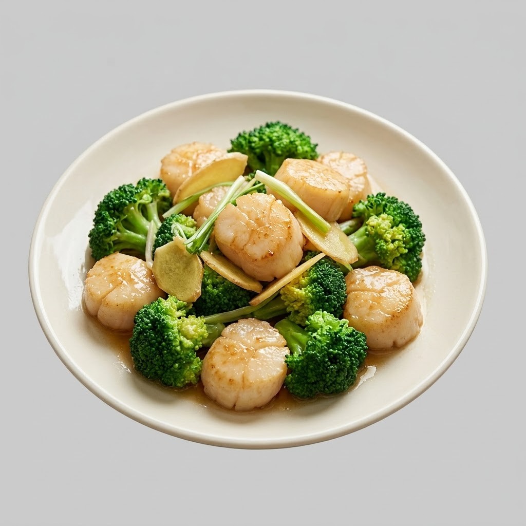 Scallop with Seasonal Vegetable (GF)