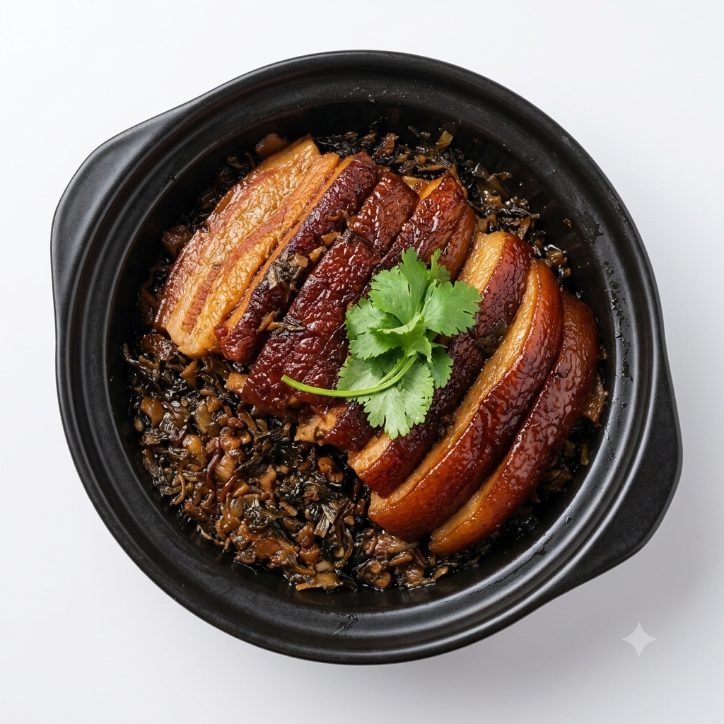 Stewed Pork Belly with Preserved Vegetable