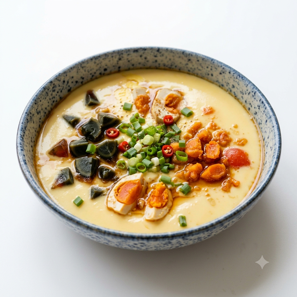 Streamed Preserved Egg, Salted Egg & Egg Yolk (GF)
