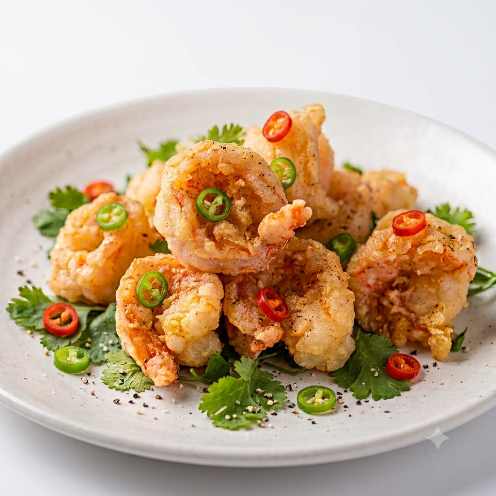 Prawn with Salt & Chilli Pepper (GF)