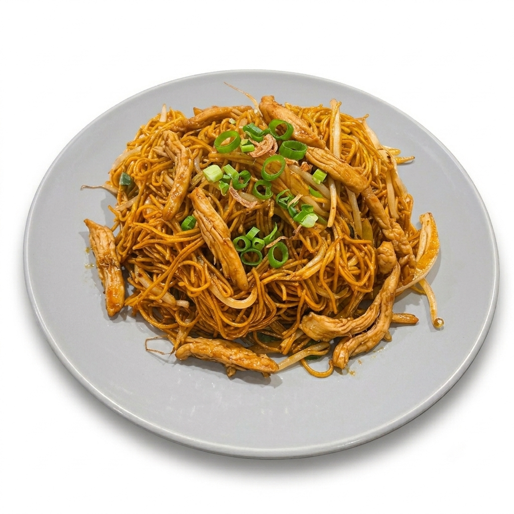Shredded Chicken Fried Noodle (GF with Rice Noodle)