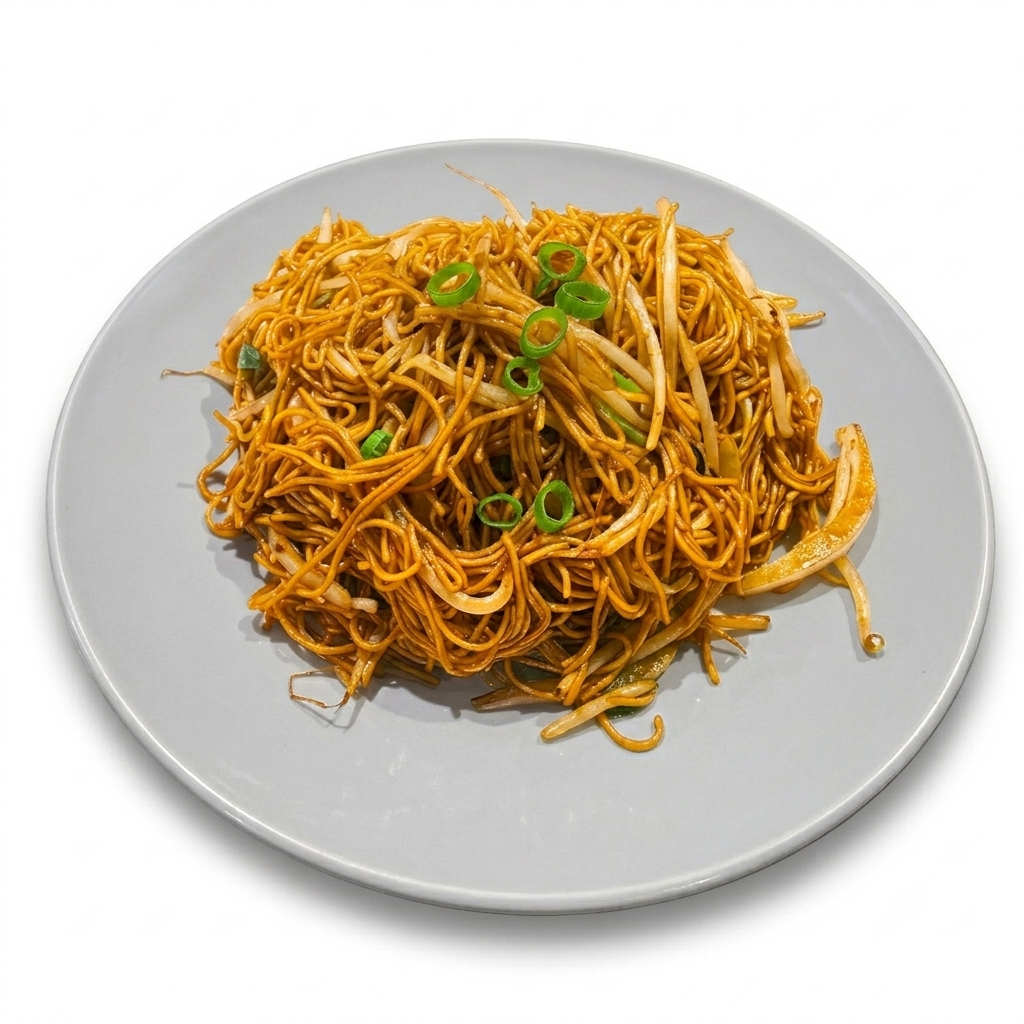 Fried Noodle with Bean sprout (V) (GF with Rice Noodle)