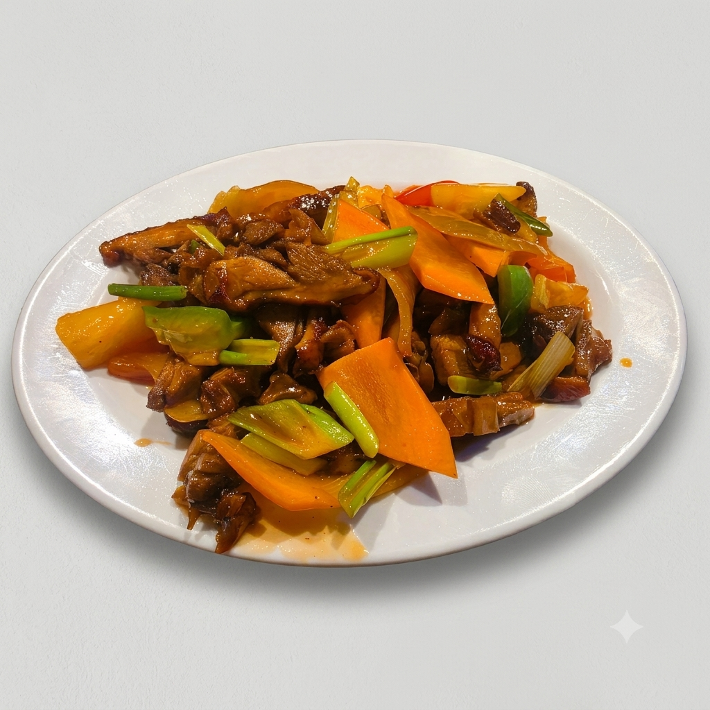 Sliced Duck with Pickled Ginger & Pineapple (GF)