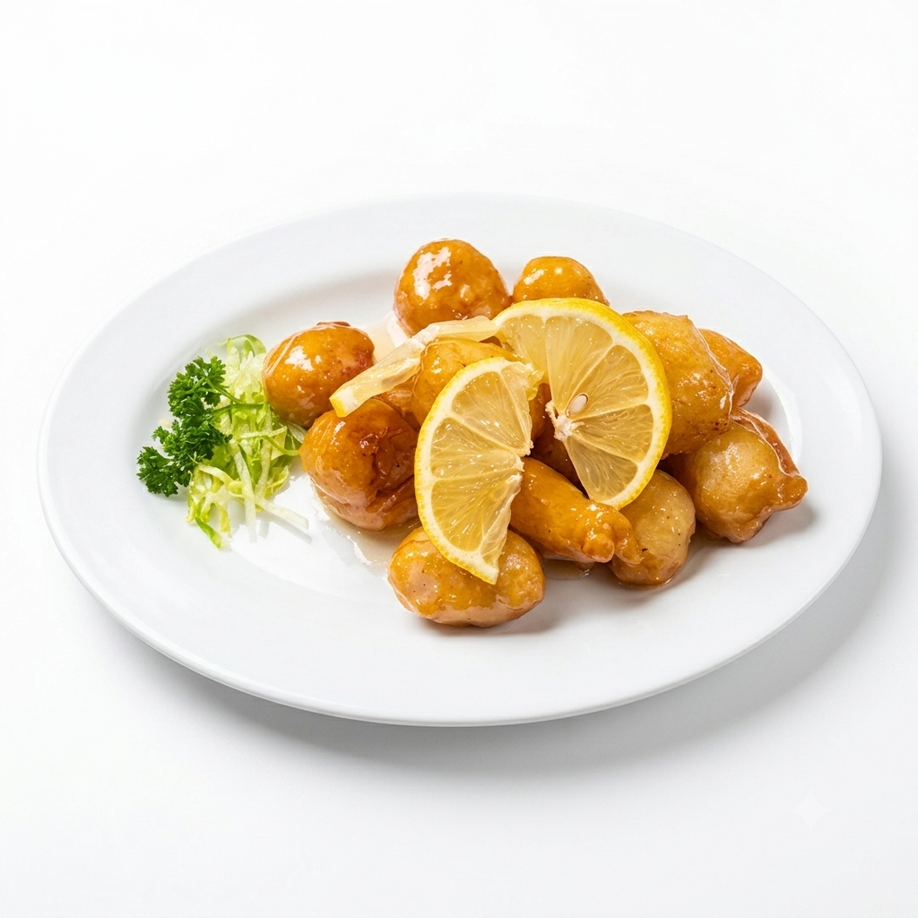 Fried Chicken in Lemon Sauce