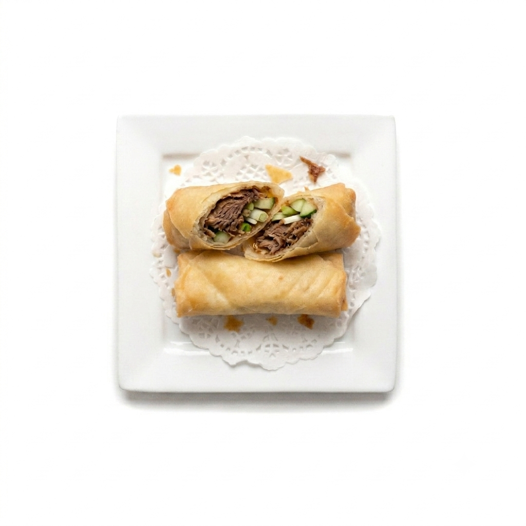 Deep Fried Shredded Duck Rolls