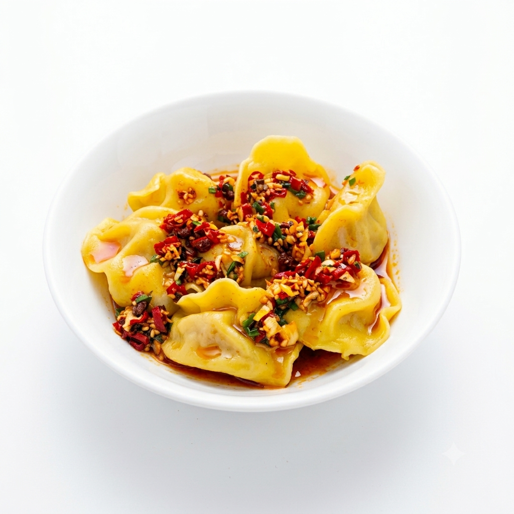Dumplings in Chilli Sauce (Prawns)