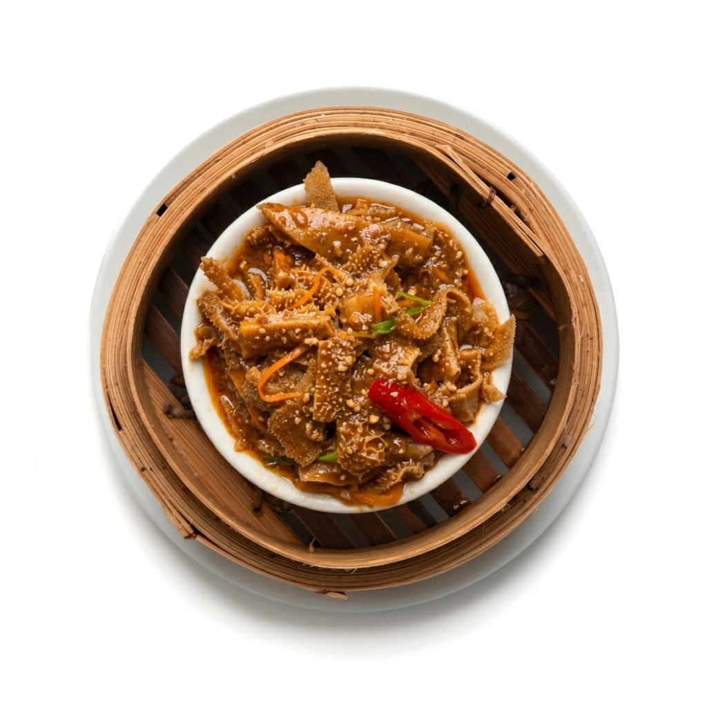 Stream Beef Tripes with Satay Sauce